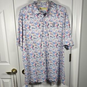 Men's Donald Ross Sportswear Polo Golf Shirt Size XXL